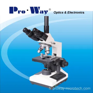 Microscope biologique trinoculaire 40x-1000x LED 207T